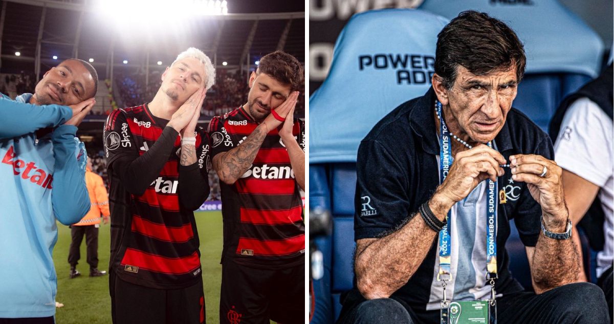 Flamengo se burló de DT de Racing tras ganarle en Copa Libertadores.