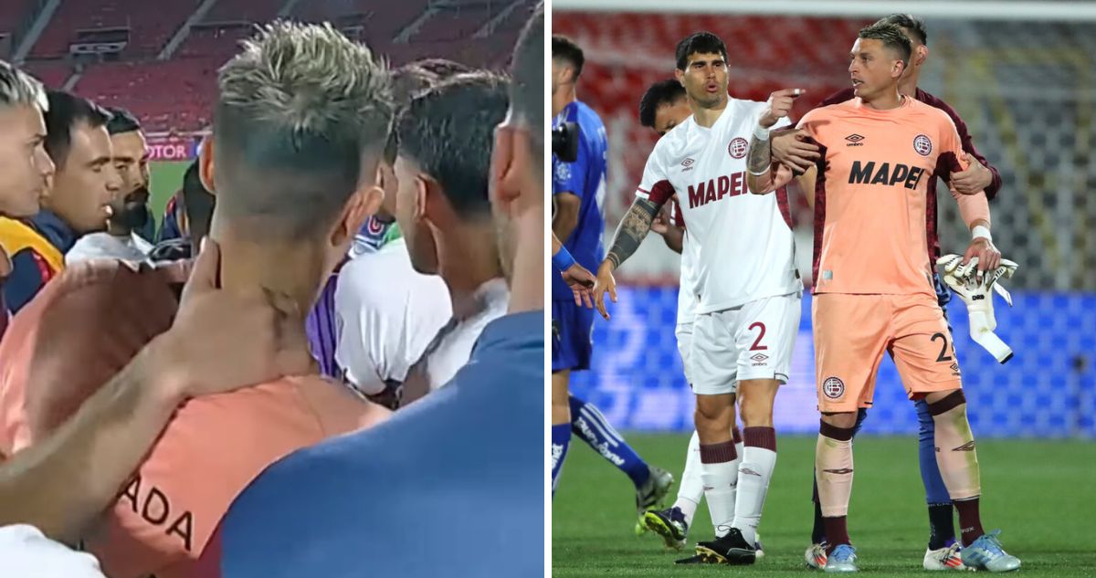 Arquero de Lanús ofreció pelea tras no ganarle a La U en Copa Sudamericana.