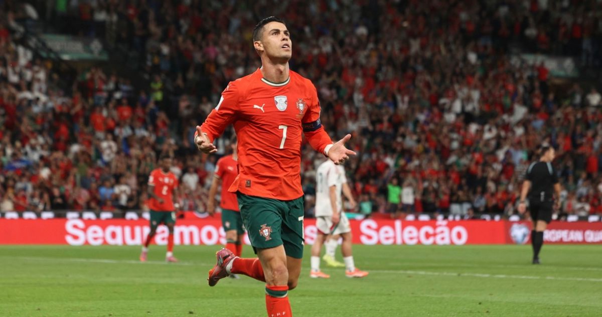 Cristiano Ronaldo batió récord de goles en Eliminatorias.