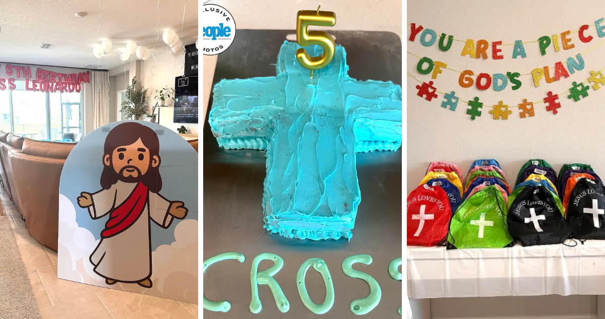 Cumpleaños temática de jesús