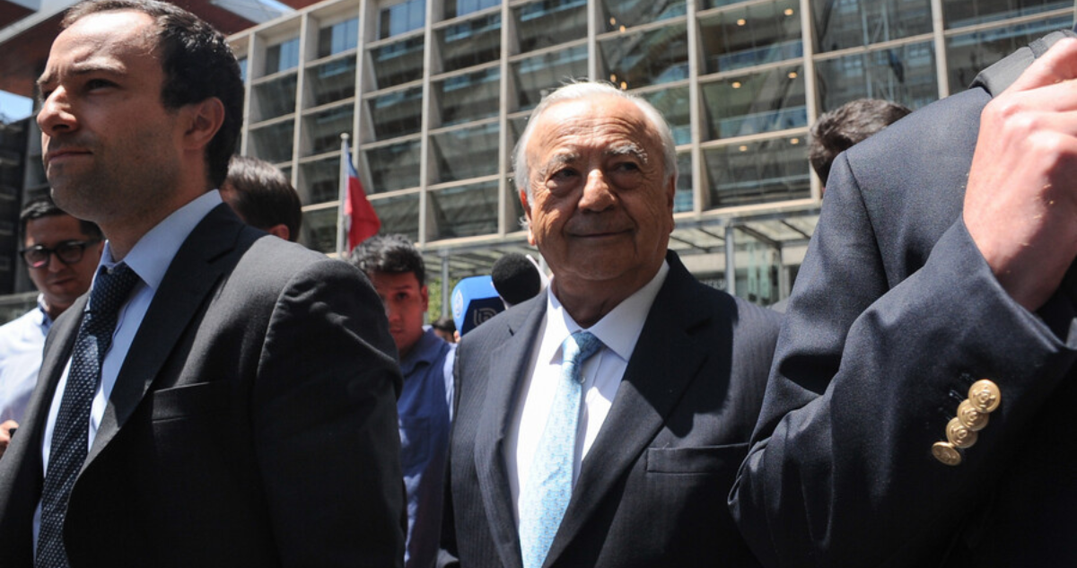 Isidoro Quiroga durante la formalización por el caso Australis.