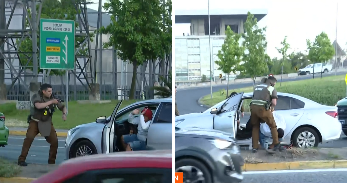 Capturas de CHV de detención en vivo de delincuentes