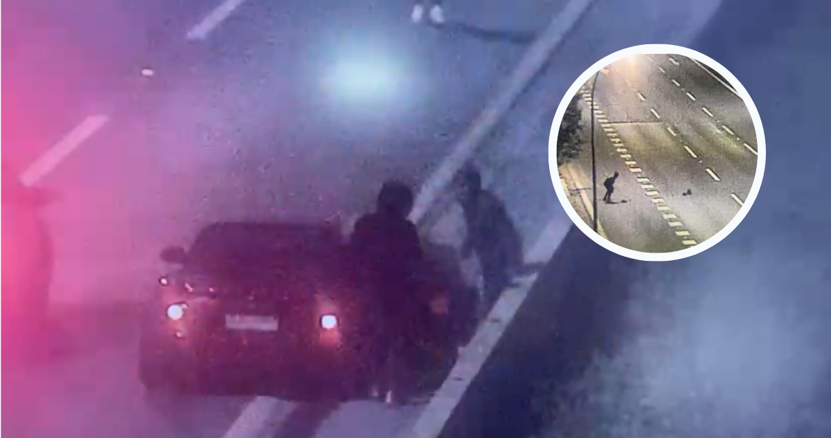 Delincuentes simulan barricada y concretan asalto en Autopista Central