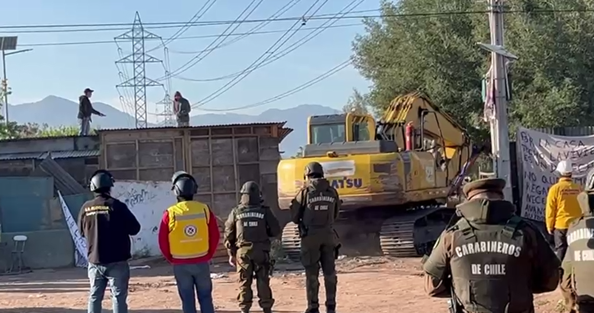 Desalojan toma Dignidad de La Florida en medio de incidentes: hay 2 detenidos