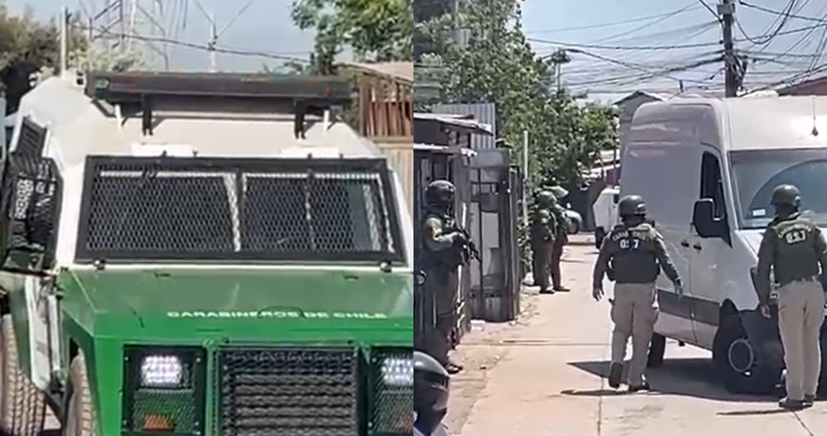 Desbaratan búnkeres narco tras allanamientos en toma de Cerrillos: 5 detenidos e inmuebles clausurados