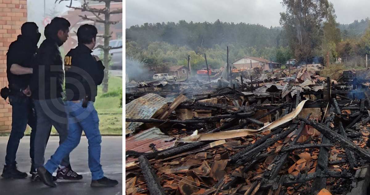 Detienen en Cañete a otro implicado en atentado al Molino Grollmus en Contulmo