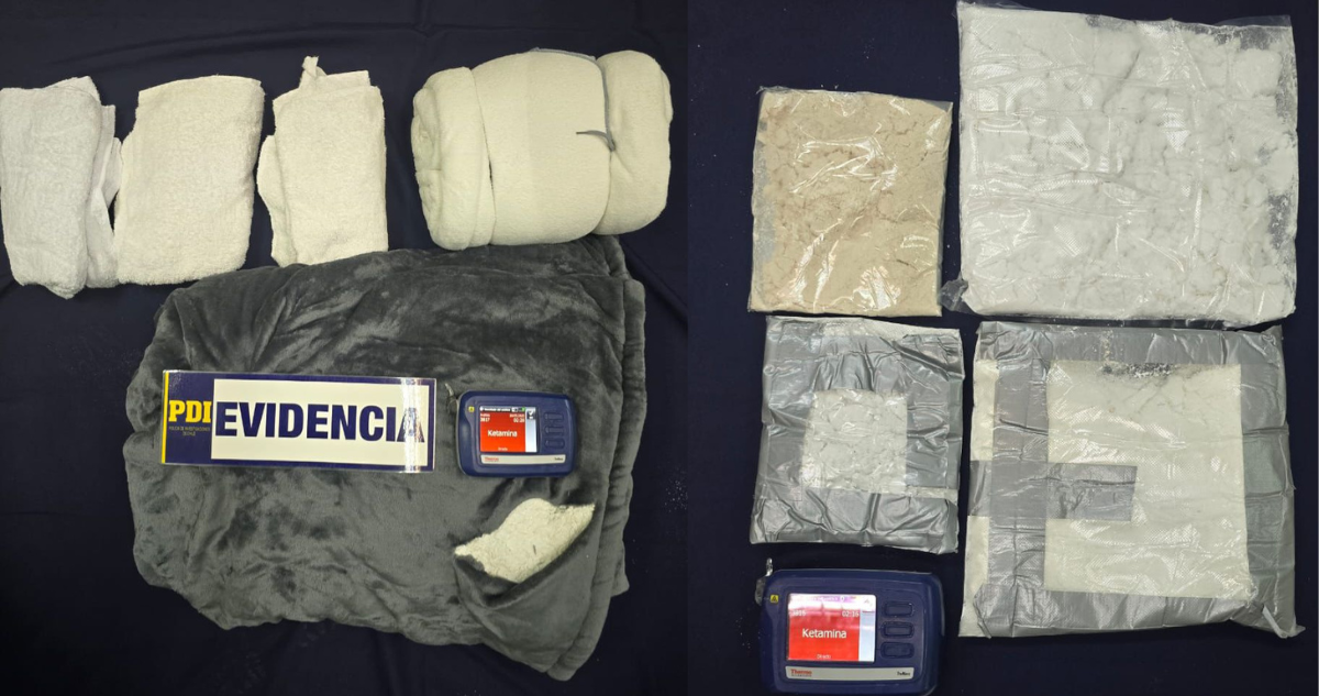 Detienen a dos extranjeros intentando ingresar por Chacalluta con más de 11 kilos de Ketamina