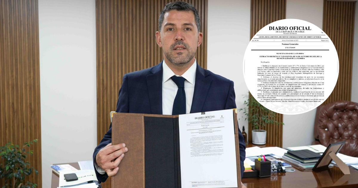 Diario Oficial publica decreto de inhabitabilidad de toma Dignidad: iniciará fase para desalojo total