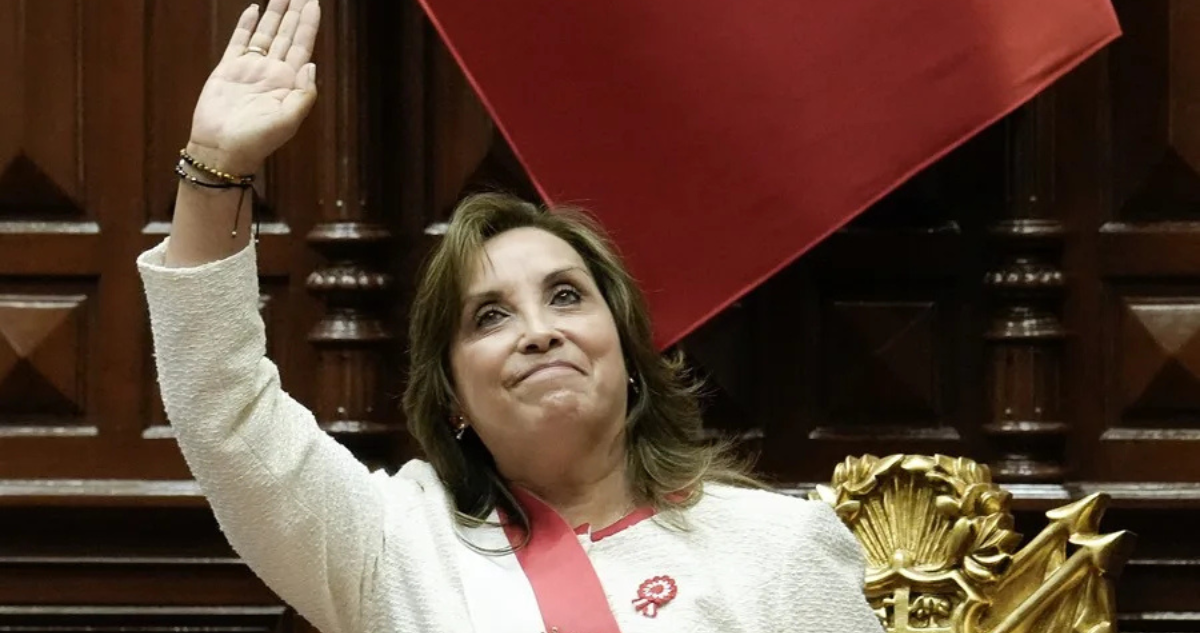 Dina Boluarte, expresidenta de Perú