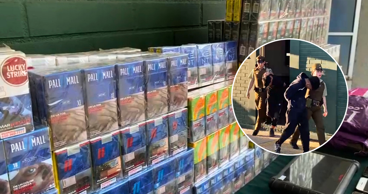 Desbaratan banda criminal tras violento asalto armado a camión de cigarrillos en Maipú