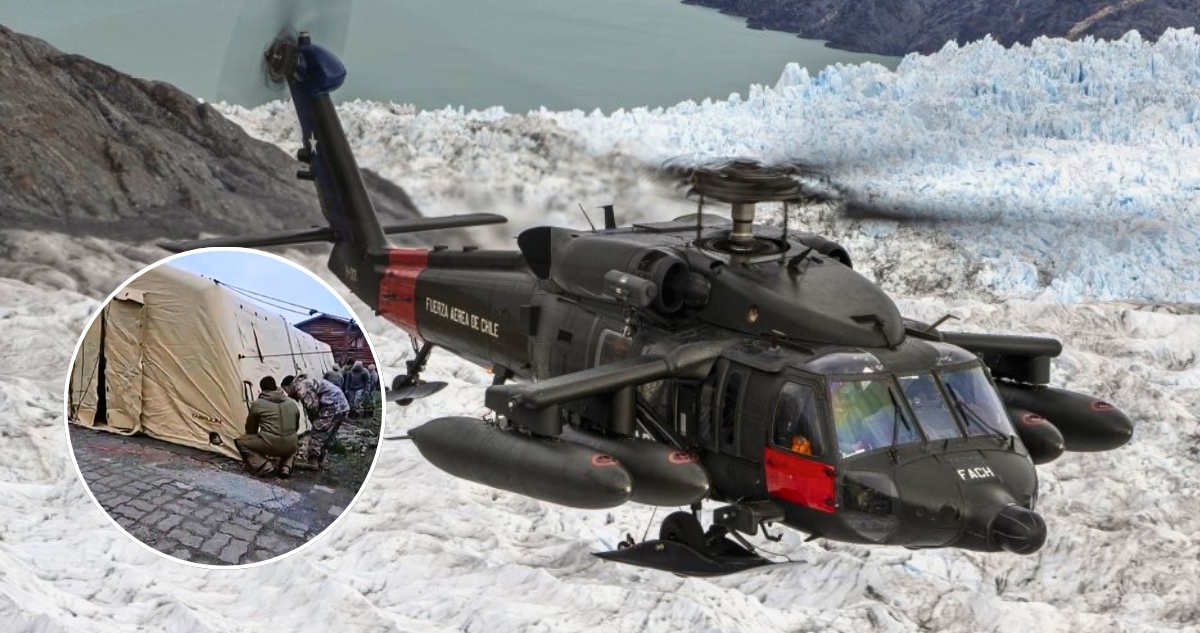 Videos muestran operativo humanitario que realizaba tripulación del Black Hawk de la FACh desaparecido