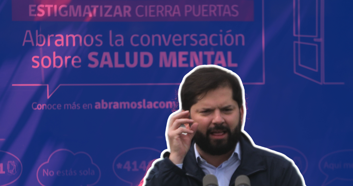 Presidente Boric llama a “hablar sin miedo sobre salud mental” e impulsa primera campaña en la materia
