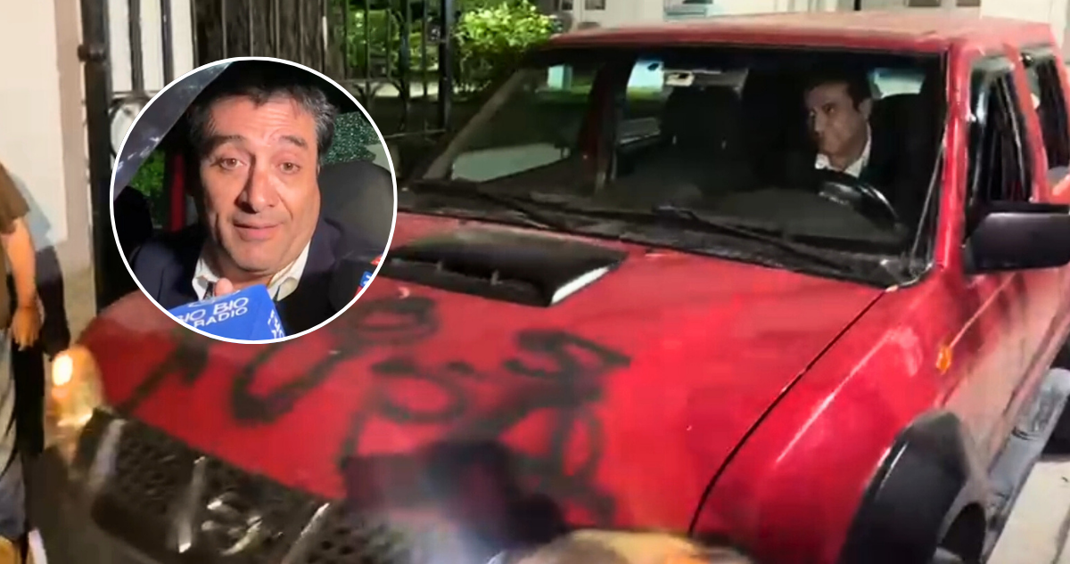 Rector del INBA reacciona con ironía por destrozos a su camioneta: “Siempre quise un convertible”