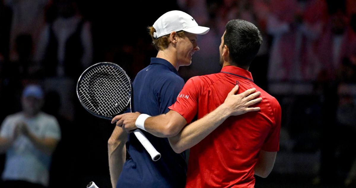 La reacción de Djokovic tras paliza de Sinner en el Six Kings Slam