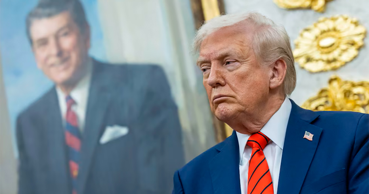 Trump corta relaciones comerciales con Canadá acusando que tergiversaron palabras de Ronald Reagan