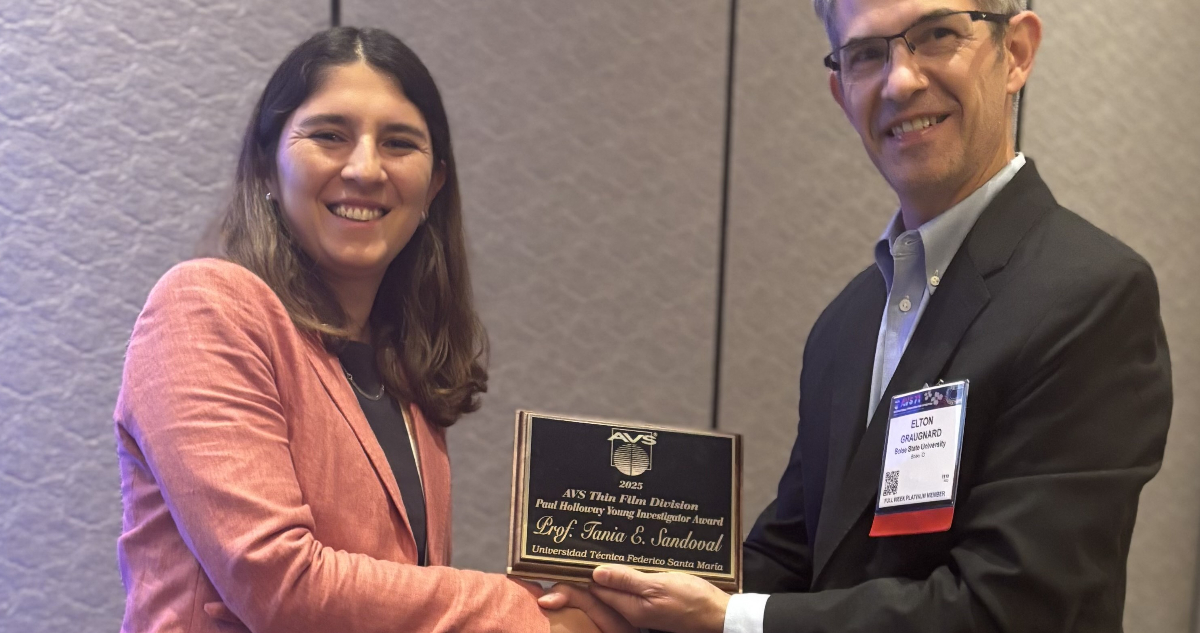 Científica chilena es la primera de Latinoamérica en recibir un premio de la American Vacuum Society
