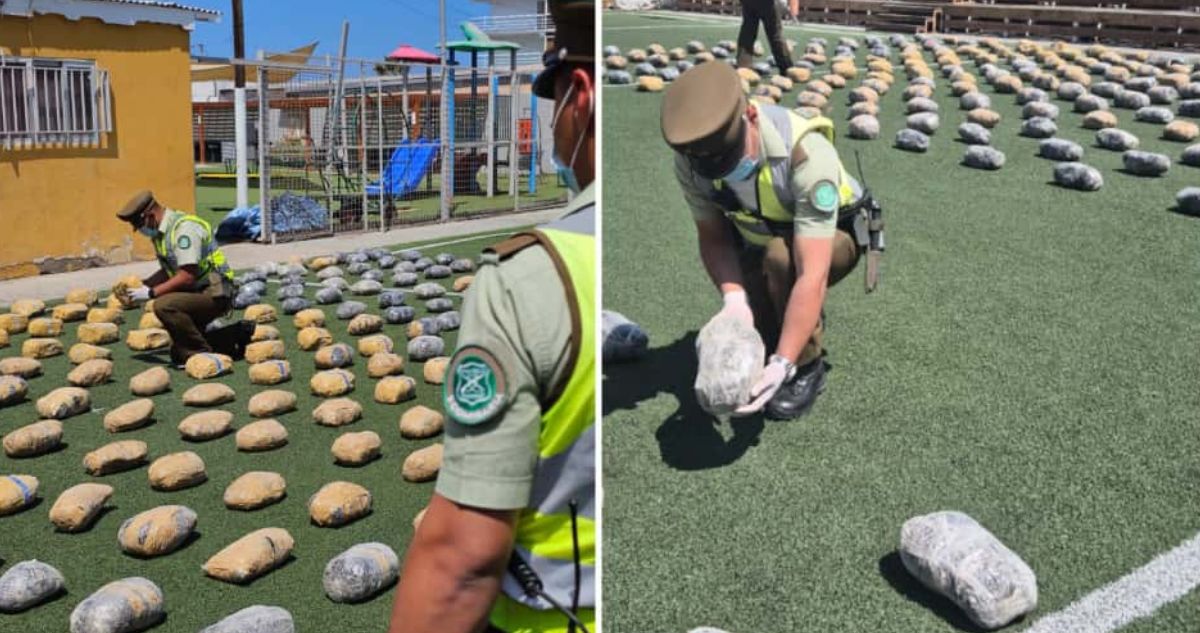 500 kilos de marihuana en un furgón abandonado: Carabineros de Antofagasta indaga el hallazgo