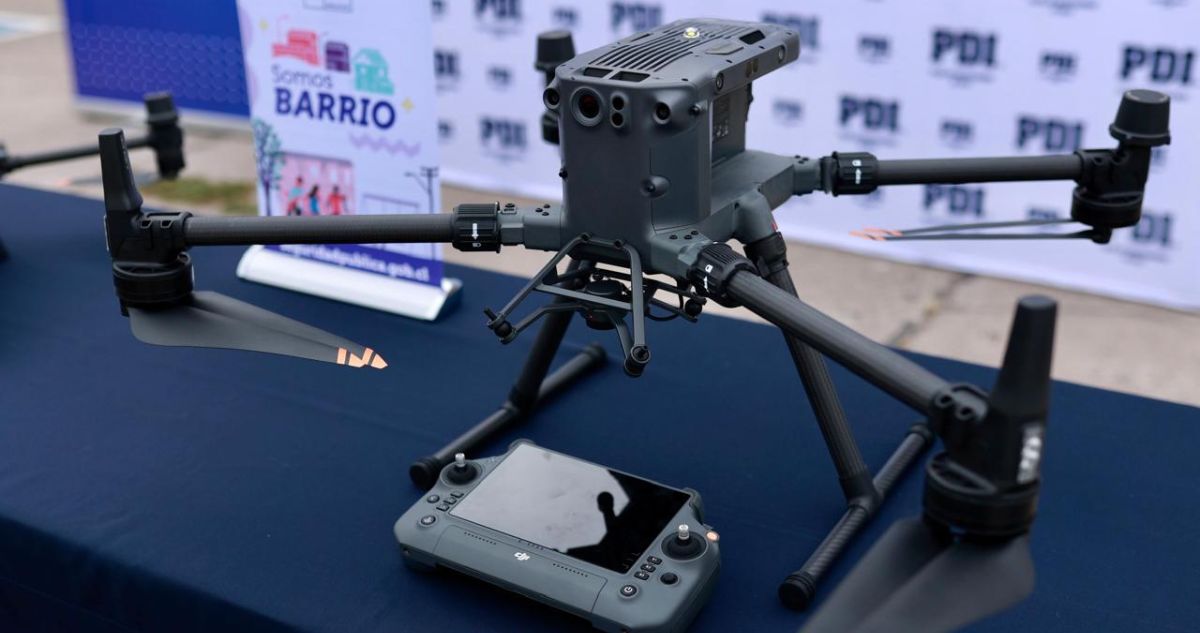 PDI recibe 20 drones de alta tecnología para combatir delitos: serán distribuidos en regiones