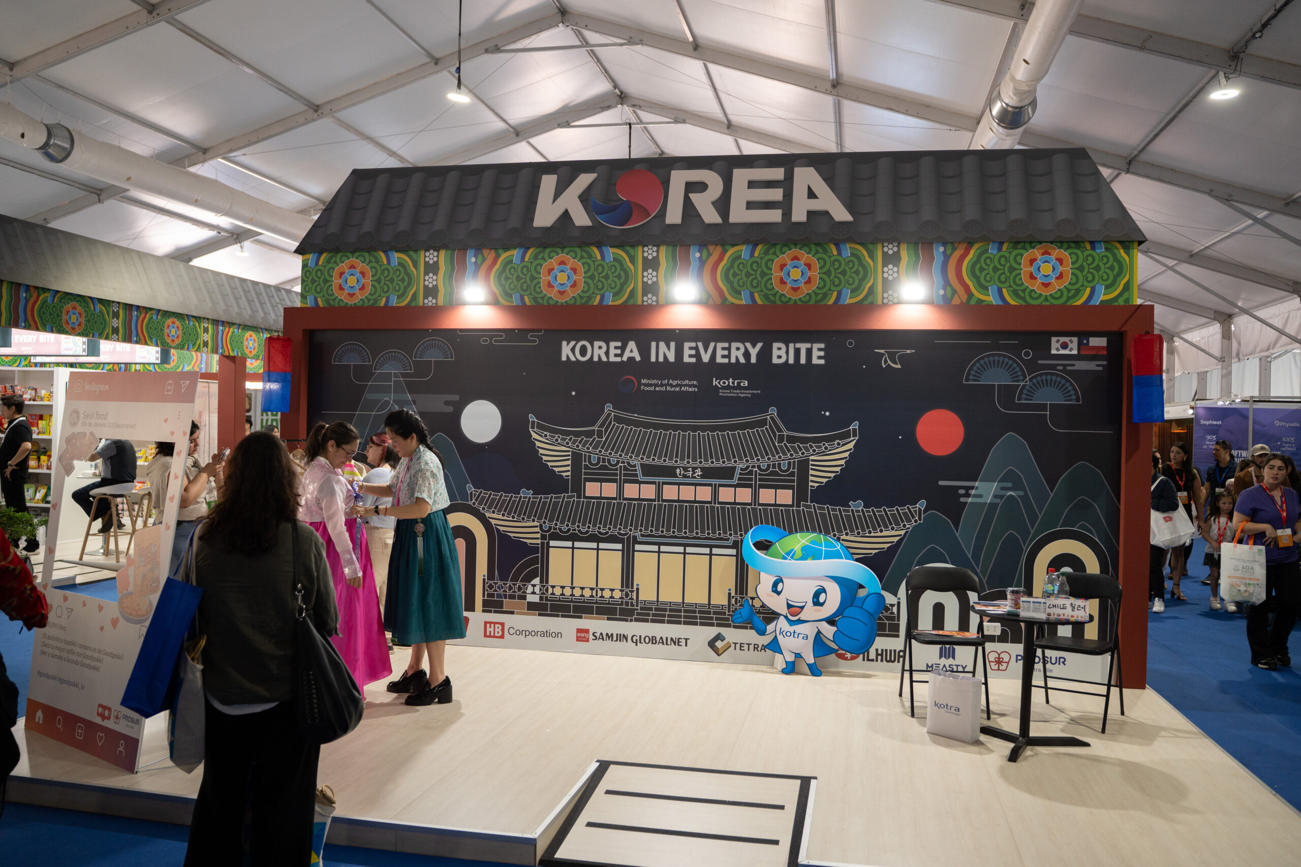 Stand de Corea del Sur en Food & Service