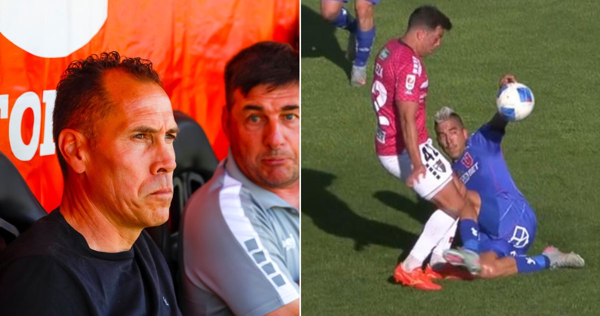 La polémica mano de Leandro Fernández que en PAlestino consideraron penal