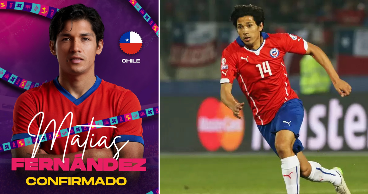 Histórico exfutbolista Matías Fernández liderará a Chile en la Copa Duelo Leyendas de América 2026