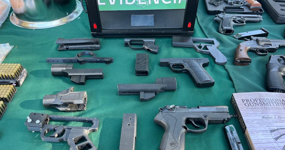 Armas incautadas a dueño de maestranza en Concepción
