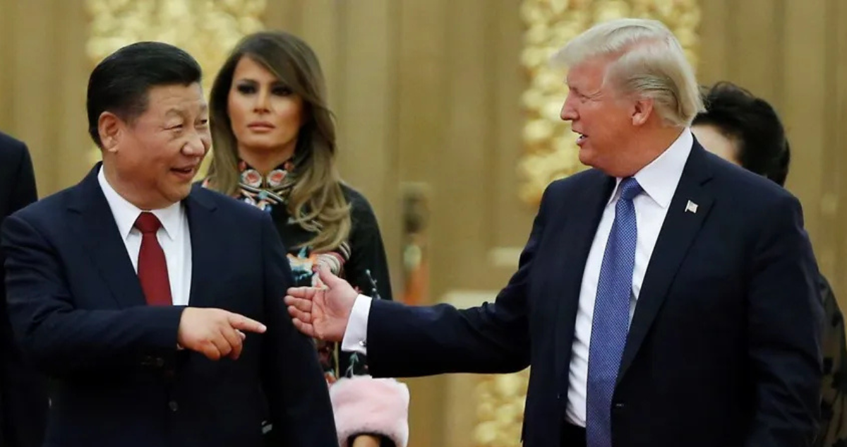 Imagen de archivo de Xi Jinping y Donald Trump