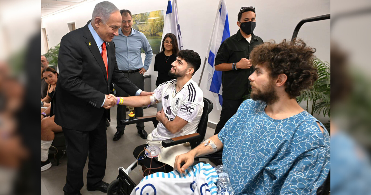 Netanyahu visita centro médico al que irán los rehenes que Hamás debe liberar en las próximas 72 horas