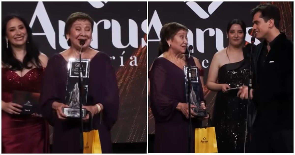 El bello lazo de Gloria Benavides y Nico Ruiz en Premios Cordillera: Gracias por reconocer lo que hago