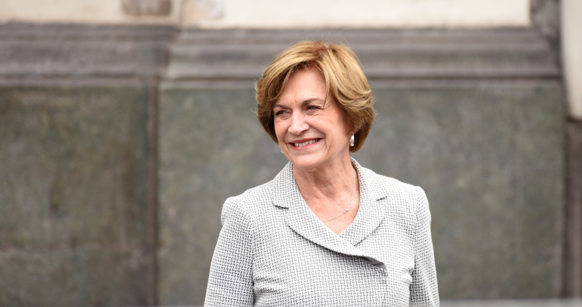 Fotografía de Evelyn Matthei para columna El Caso Matthei