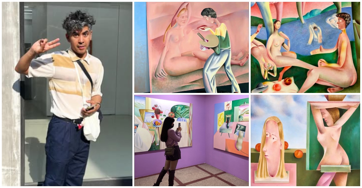 Elogian a pintor chileno en Nueva York por su relectura del cubismo: “Para mí, es lenguaje intuitivo”