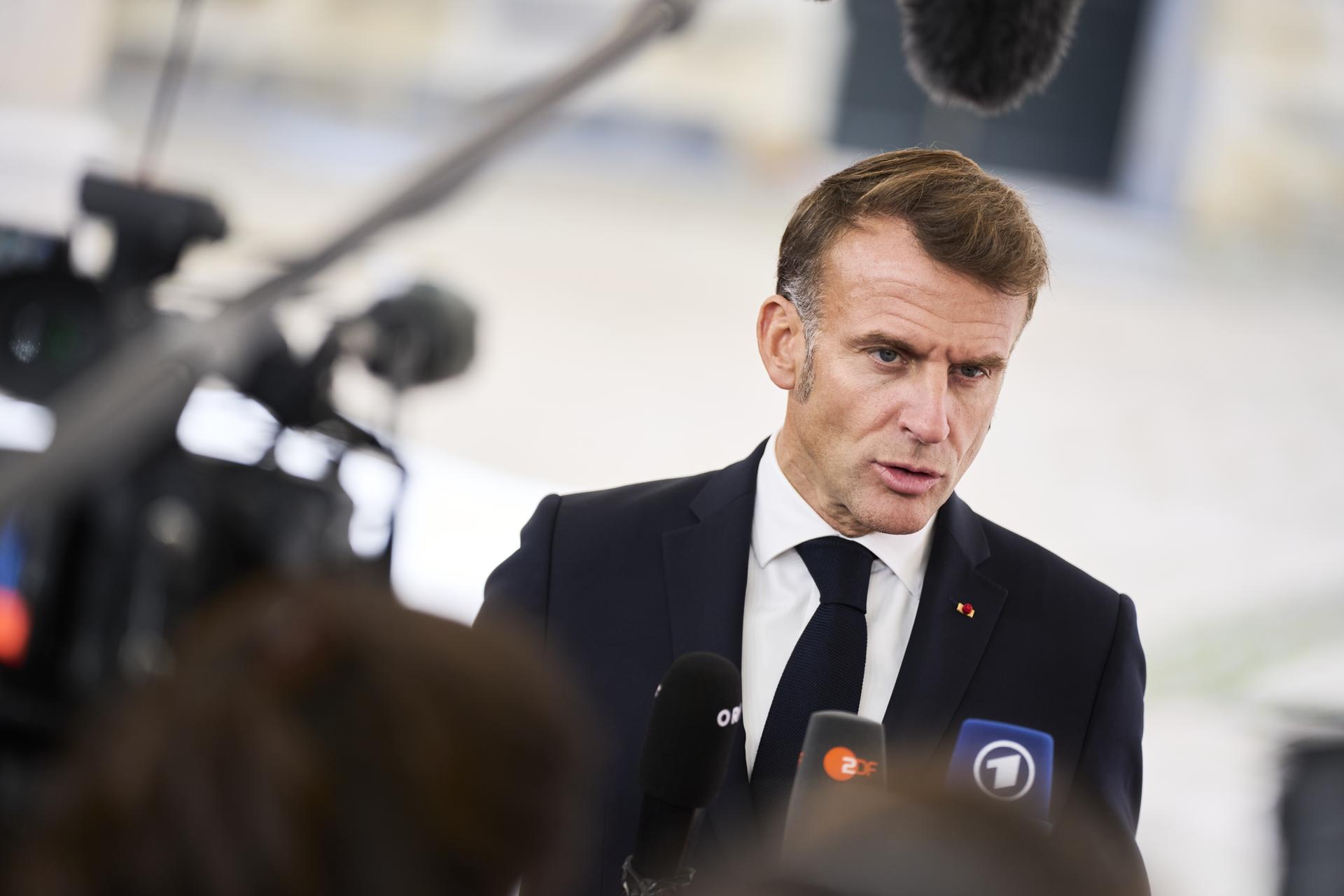 El presidente de Francia, Emmanuel Macron