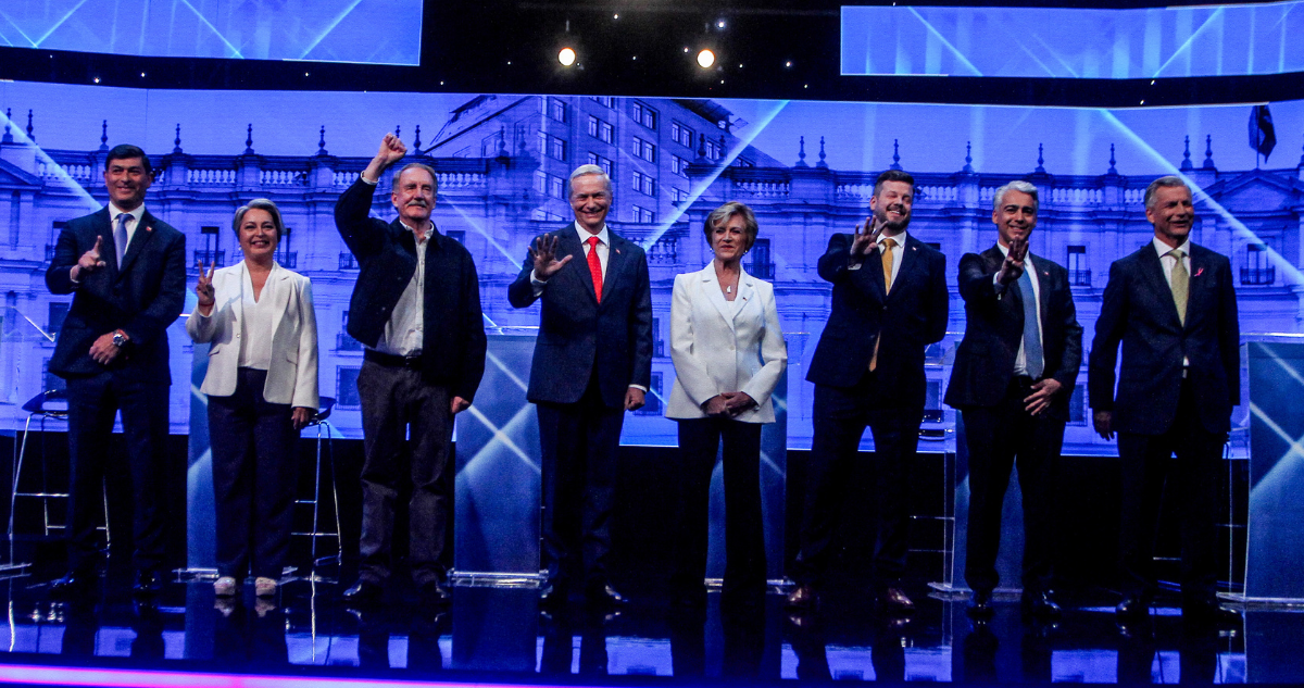 Candidatos que participaron en el debate presidencial