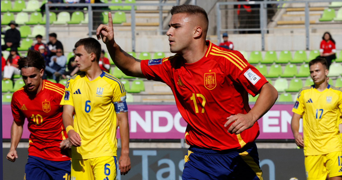España a cuartos del Mundial Sub 20 tras superar por la mínima Ucrania: así fue el gol de los ibéricos
