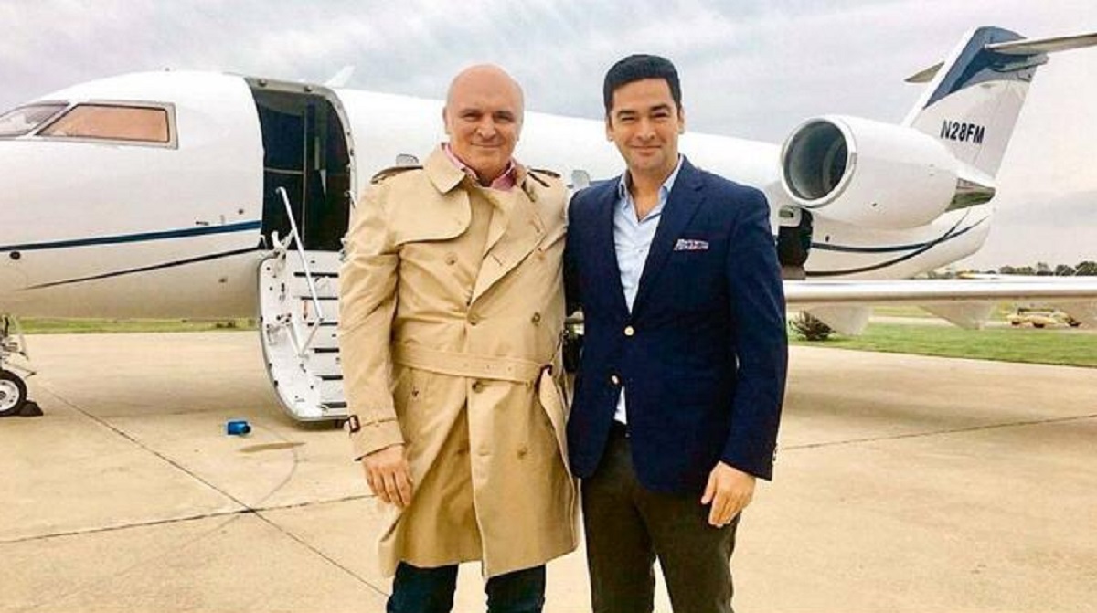 Espert junto a Machado en 2019.