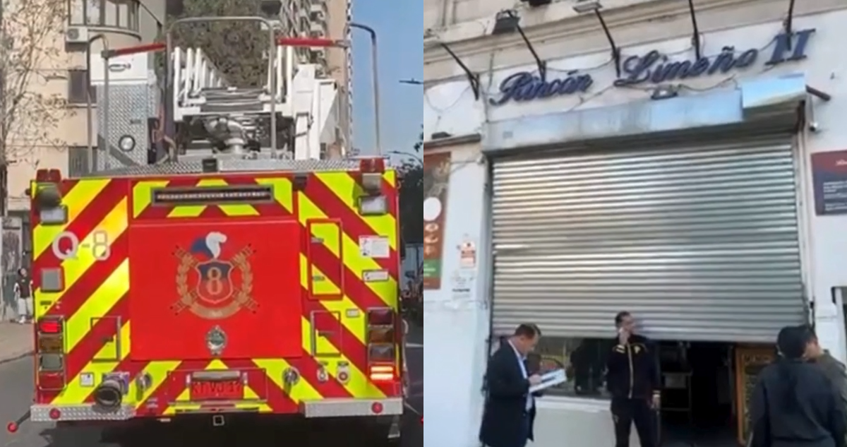 Explosión por acumulación de gas en restaurante de Santiago deja dos personas heridas