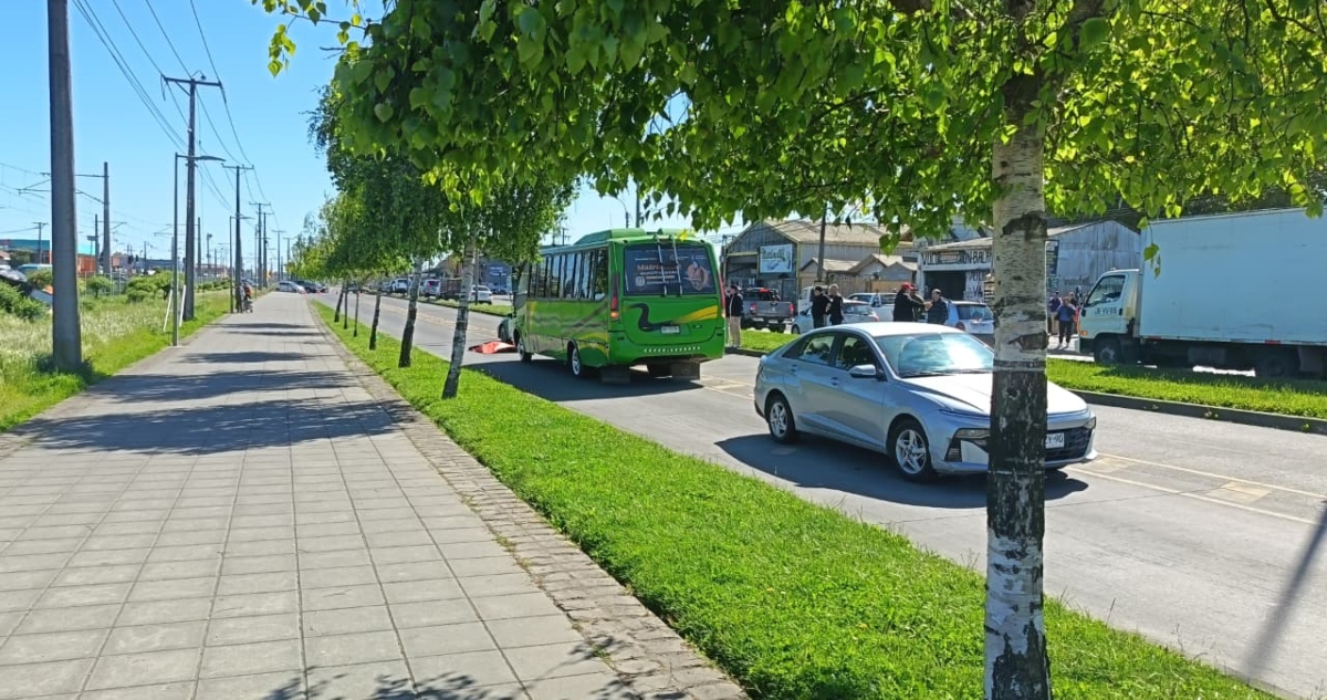 Fatal atropello de adulto mayor en Coronel