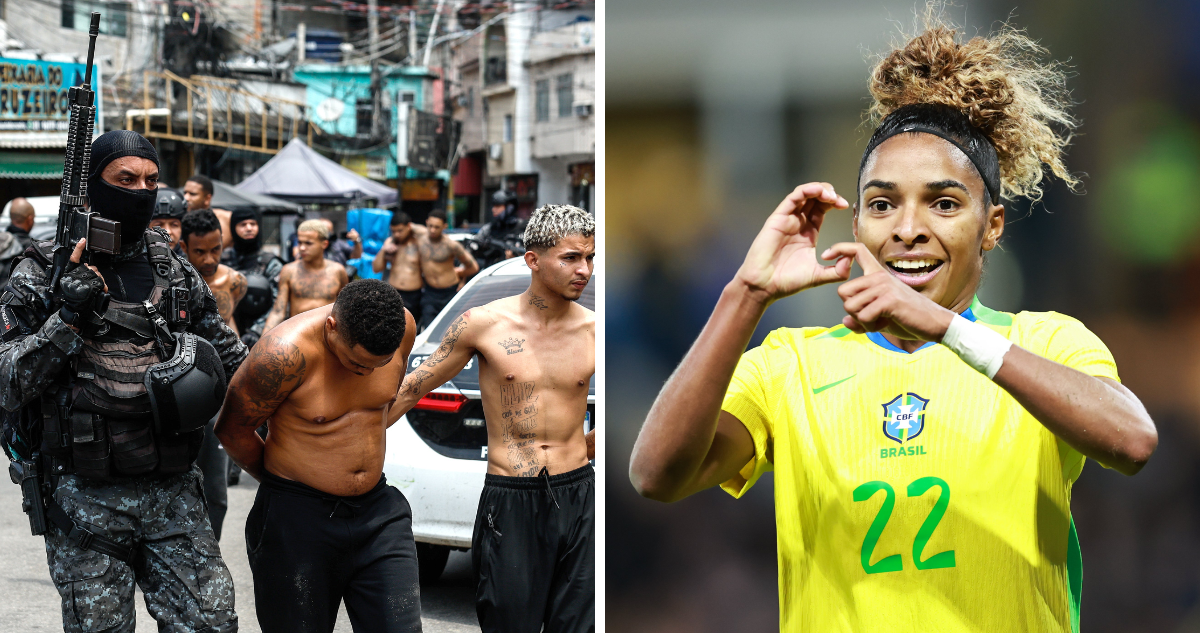 Violencia en favelas de Río de Janeiro saca del aire a partido entre Brasil e Italia femenino