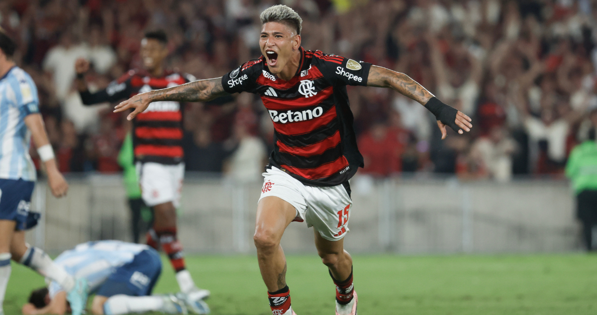 Flamengo de Pulgar vence a Racing y aventaja en semi de Libertadores: mira el agónico gol del triunfo