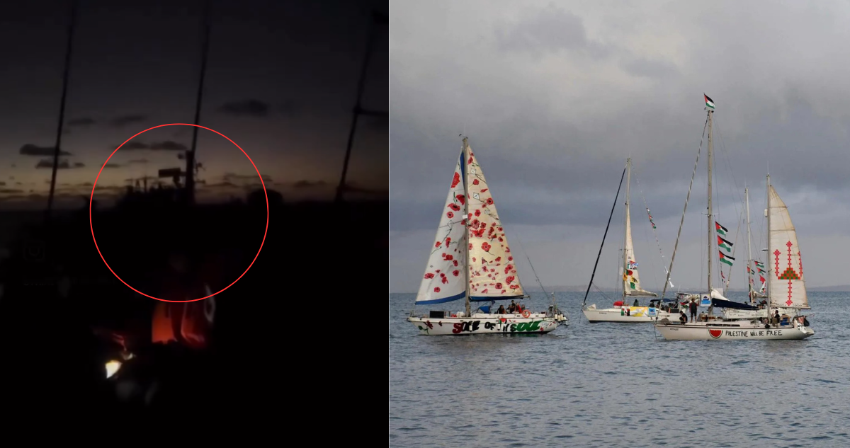 Operación intimidatoria de Israel: Flotilla Sumud denuncia que buque de guerra los rodeó en alta mar