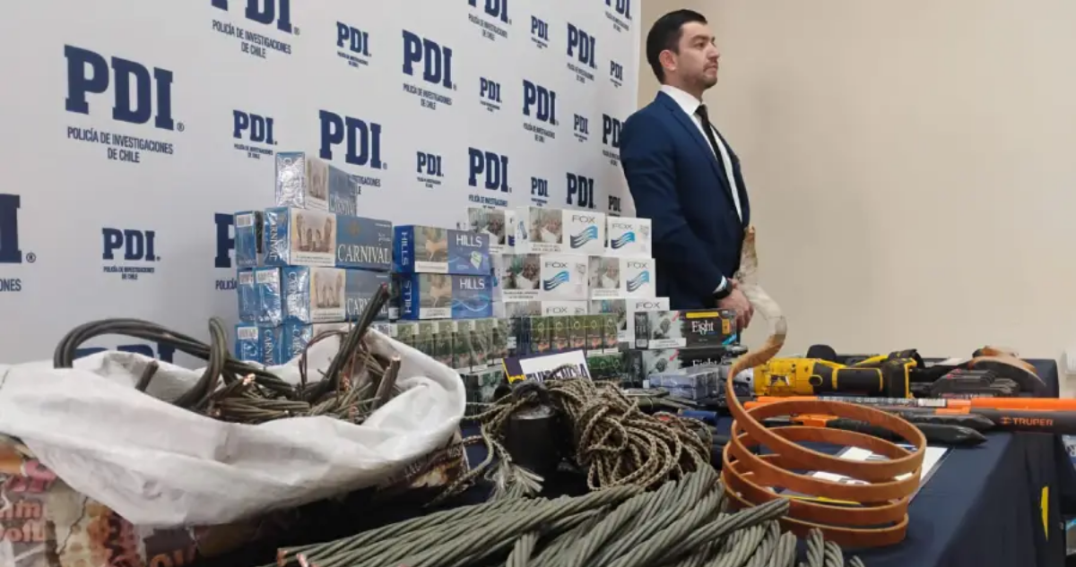 Formalizan a la mayor banda de robo de cables y conductores de cobre que se haya detenido en Ñuble