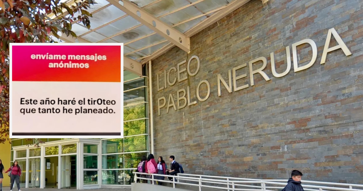 Formalizan a estudiante que amenazó con tiroteo en liceo de Temuco