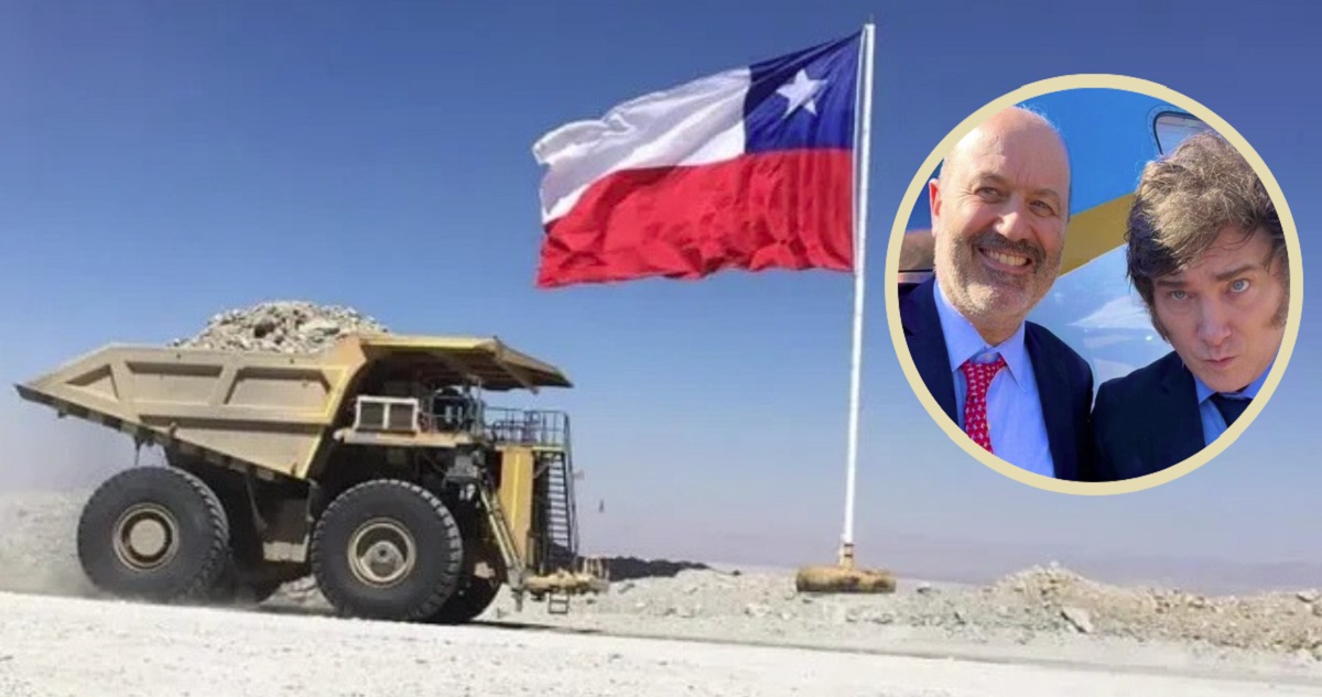 Ministro de Milei critica minería argentina y pone a Chile como ejemplo