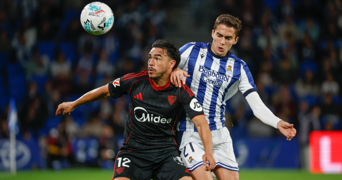Gabriel Suazo en el Sevilla Real Sociedad