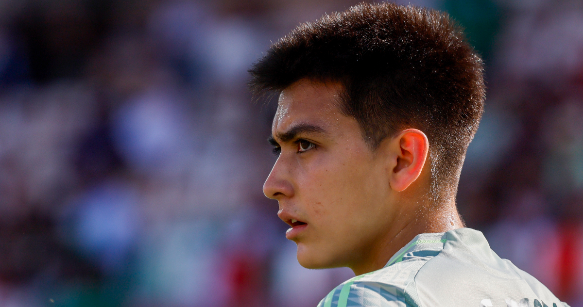 Gilberto Mora con la camiseta de México en el Mundial Sub 20 de Chile 2025