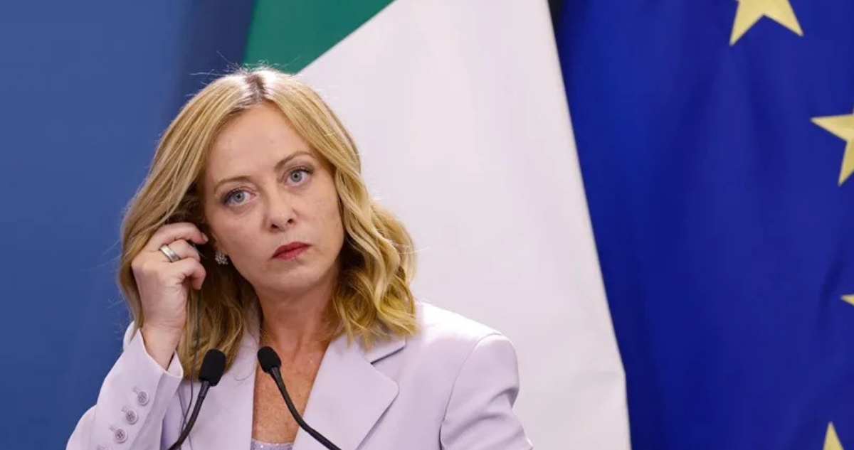 La primera ministra de Italia, Giorgia Meloni