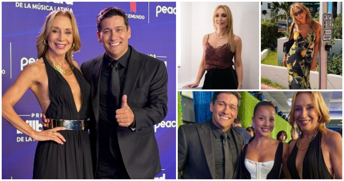 Glamour, estrellas y Miami: animadores de Viña desfilaron por alfombra del Latin Billboard