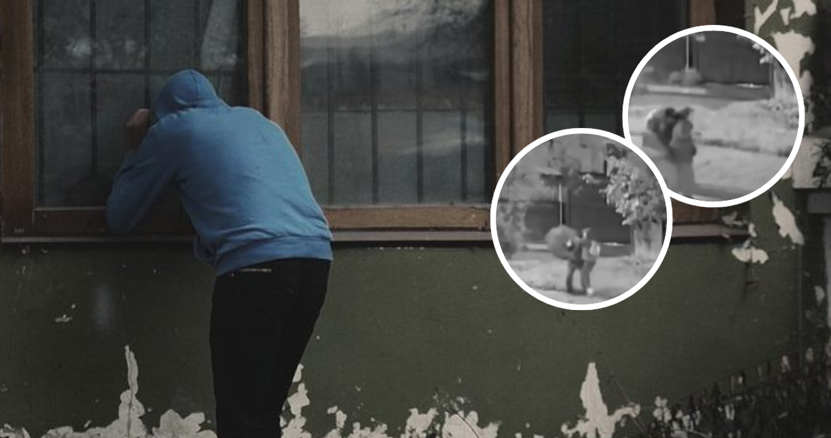 Foto de contexto ladrón ingresando a vivienda y captura de video de hombre estrangulando a mujer en la vía pública en Valdivia