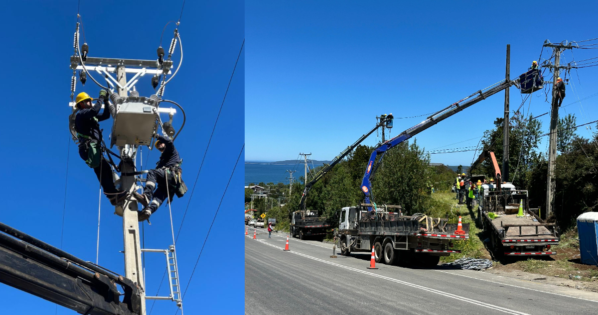 Tras fuertes lluvias: Grupo Saesa despliega brigadas y tecnología para resolver emergencias eléctricas
