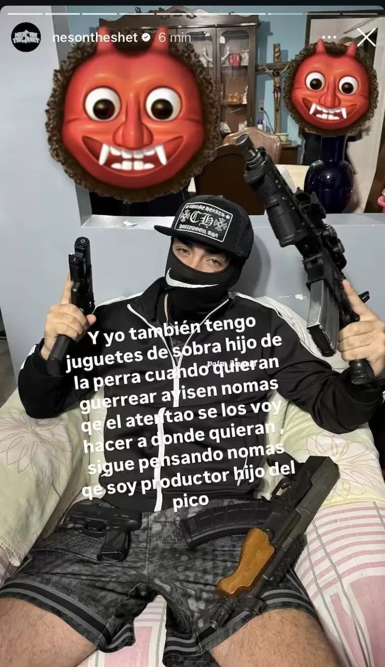 Basura c...: la violenta amenaza de Nes a reconocido futbolista chileno, antes del escándalo con Fran Maira